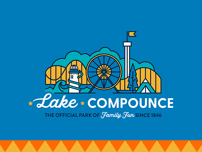 Lake Compounce Rebrand brand guide brand suite branding identity logo rebrand