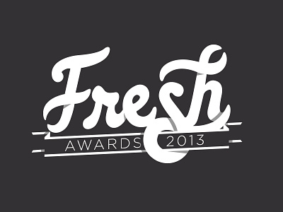 Fresh Awards Branding branding hand drawn hand lettering logo type typography