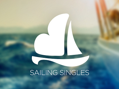 Sailing Singles Branding boat branding dating illustration logo sailing