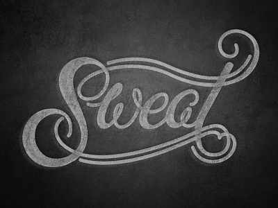 Sweat hand drawn hand lettering lettering script sweat texture type typography vector
