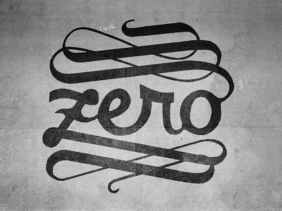 A Derby Girl Named Zero hand drawn hand lettering lettering sketch swirls type typography