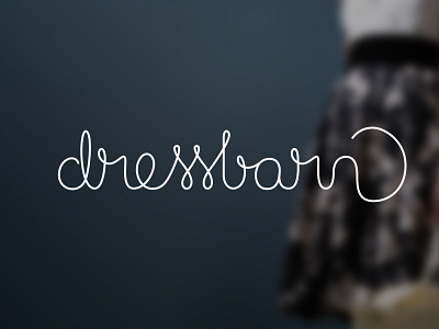 Dressbarn branding concept fashion hand drawn hand lettering lettering logo script sip