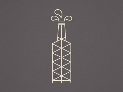 We've Struck Ale! beer branding brewery icon illustration logo oil wip