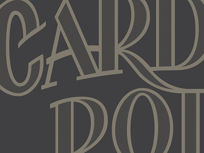 Cardinal Point Progress - Step 2 beer brand branding detail hand lettering illustration lettering logo type
