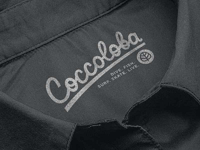 Coccoloba brand branding clothing lettering logo script type typography