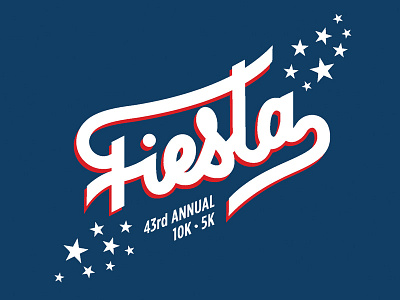 Fiesta 2017! draw fiesta hand lettering handlettering illustration lettering logo race script typography