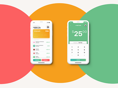 TripCash - Travel Savings App Mockup app design invision studio mobile app design tripcash uidesigner userinterface