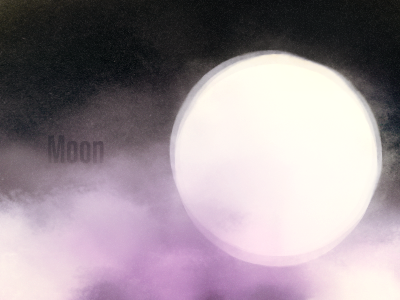 Moon 20min font size 36px purple tungsten white