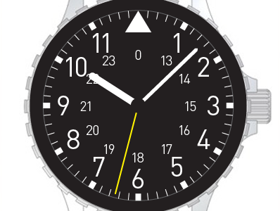 Wrist watch, first take chronograph clock watch