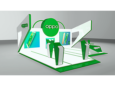 oppo exhibition 2 app branding design display exhibition booth design exhibition design exhibition stand design icon