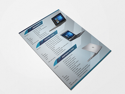 flyer dell back branding brochure design design flyer design graphic design