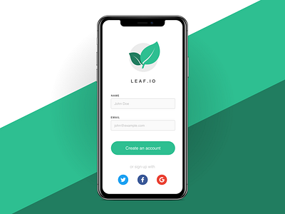 DailyUI 001 - Sign up