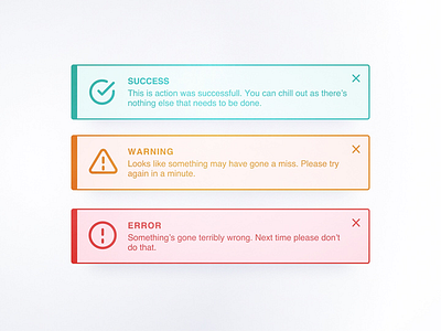DailyUI 011 - Flash messages