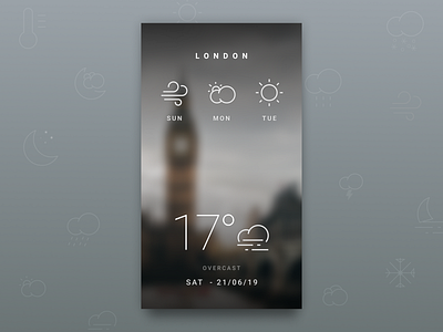 DailyUI 037 - Weather