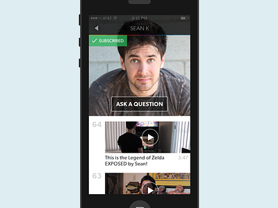 Series (Subscribed) app dynamic ios ui videos