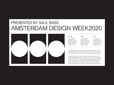 poster amsterdam clean design minimal modern portfolio post poster poster design shapes text trending typography ui vector