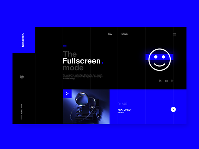 Fullscreen Design studio website