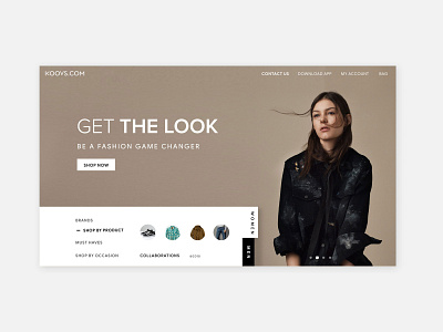 Koovs Wesite Redesigned