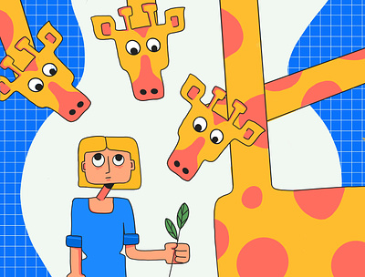 Giraffa Illustration creative illustration procreate