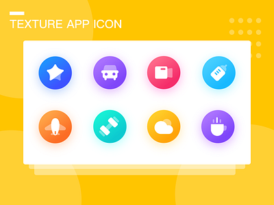 Texture App Icon ui 图标 插图 设计