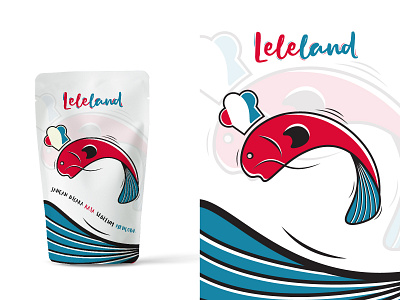 Leleland Packaging branding design fish fish logo food logo icon illustration logo modern logo packaging