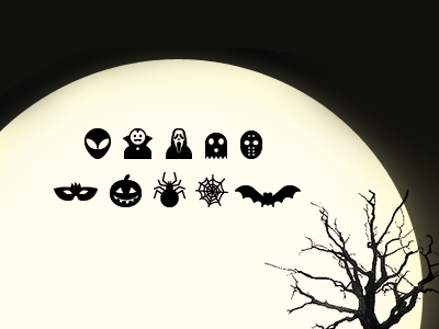 Spooky icons