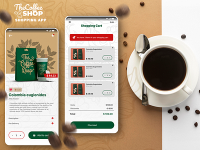 The Coffee Shop - Shopping App