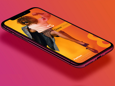 Dress Store Mobile App Screen design illustration ui ux