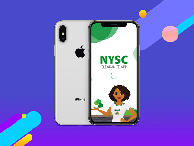 NYSC Clearance App Onboarding Screen animation business design illustration logo nigeria onboarding screen sme uidesign youth