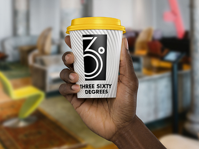 360° branded coffee cup brand design illustrator logo photoshop