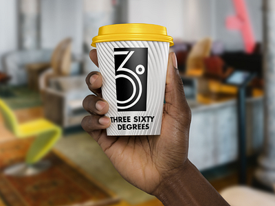 360° branded coffee cup