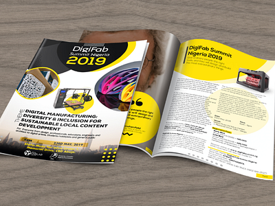 Digifab Brochure design design digifab fablab layout nigeria 🇳🇬 photoshop