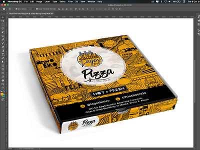 Pizza Box Package Design package design product
