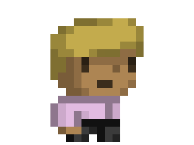 tiny player character