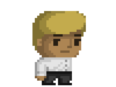 Higher Resolution Pixel Man! pixel art pixel animation video game game 16 bit 8 bit walk walk cycle