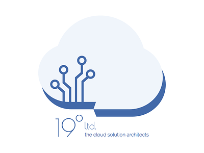 19º - The Cloud Solution Architects 19° cloud flat logo