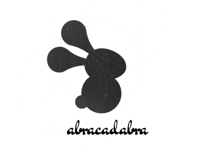 abracadabra logo (final) abracadabra bunny logo rabbit