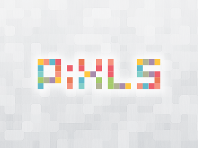 PiXLS Logo - Glowing LEDs