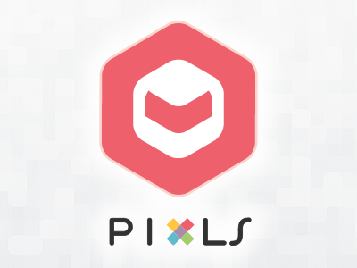 PiXLS Logo - Red Cube logo pixel pixls simple