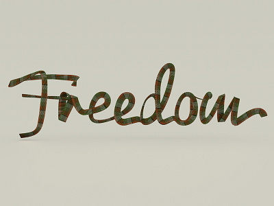 Freedom films knitting typography