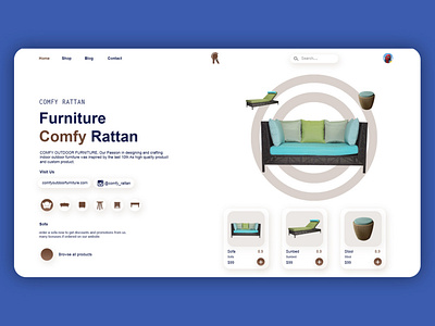 furniture web design