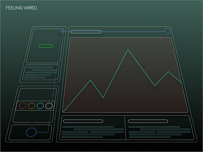 Wiring Fun connected outlines wireframes