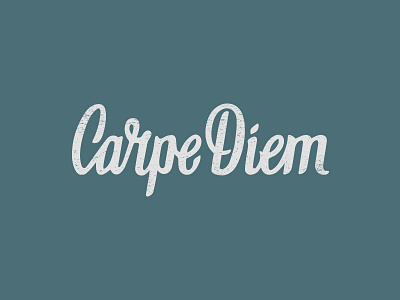 Carpe Diem carpe diem lettering typography