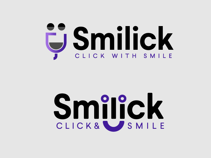 Smilick - A New Branding smile smiling badrrehman icon clean typography illustration minimal identity illustrator logo 2d click logo smile logo click smile smilick logo branding brand