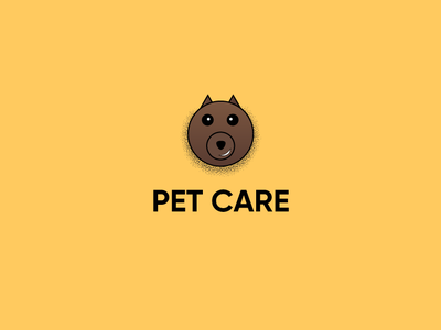 Petcare - Logo Design brand branding carelogo clean design dog icon identity illustration illustrator lemonlogodesign lettering logo minimal pet pet care petcare typography vector