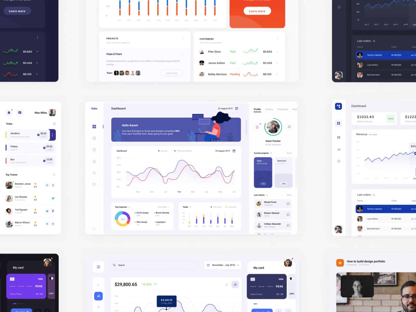 Dashboards All In One By Alexey Savitskiy On Dribbble