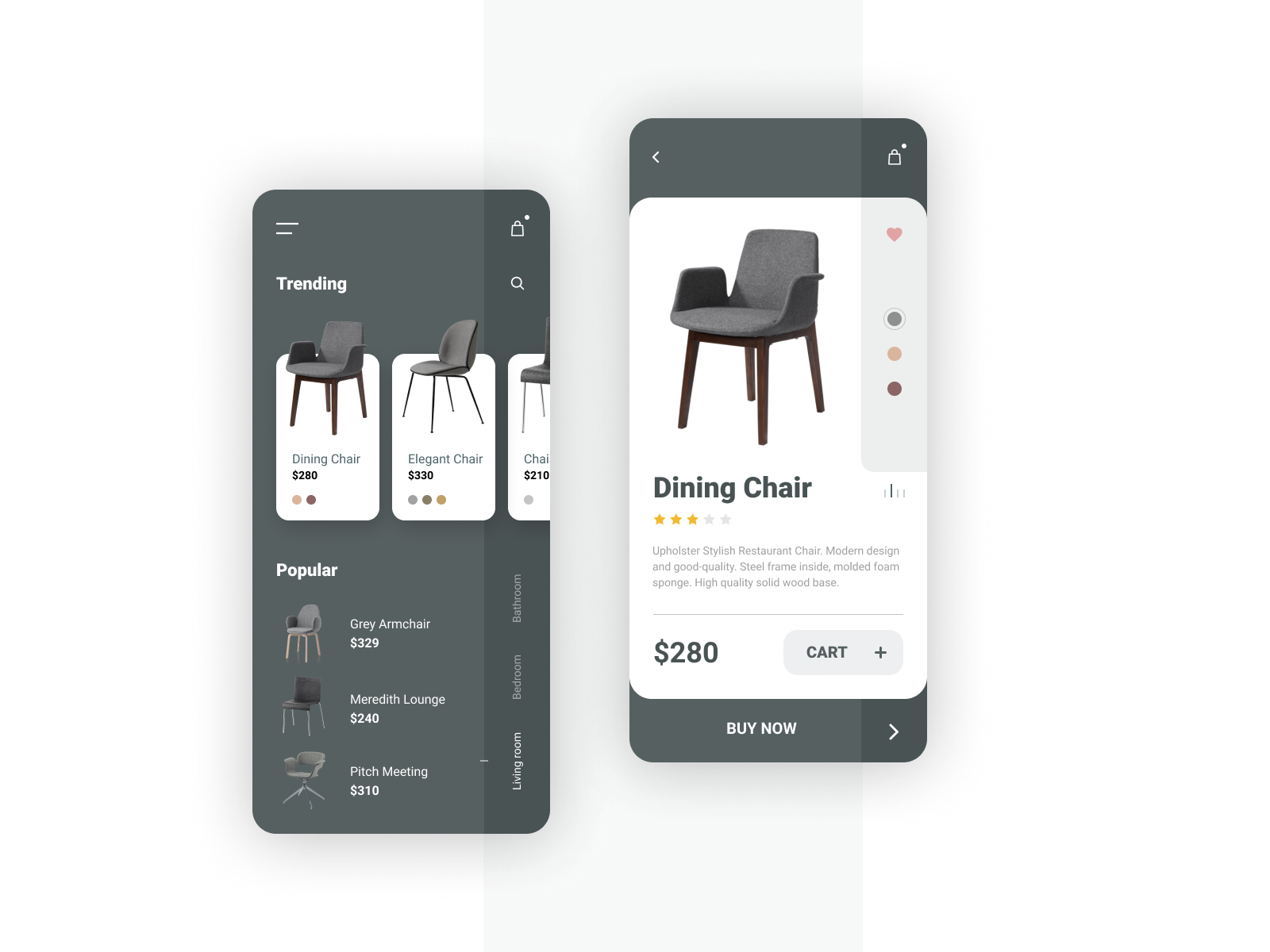 Furniture Store Mobile Application by Alexey Savitskiy on Dribbble