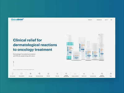Skincare HIPAA compliant e-Commerce Homepage adobe after effects adobe photoshop clean e commerce interaction design motion design package design ui ux web web design