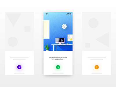 Concept guide pages app design ui ux