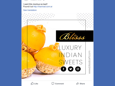 FB Post branding facebook ad illustrator